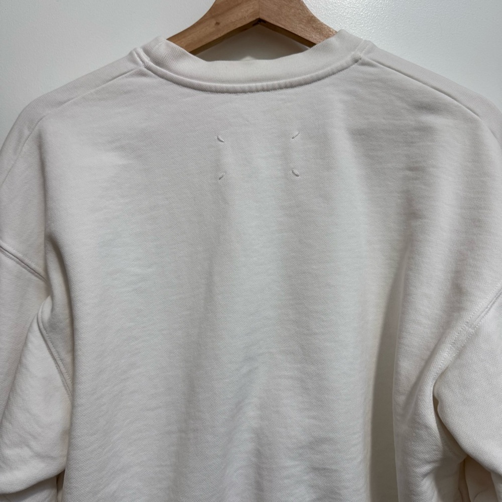 Maison Margiela Paris Numbers Logo Crew Neck Sweatshirt Women XS Embroidered - Picture 10 of 16
